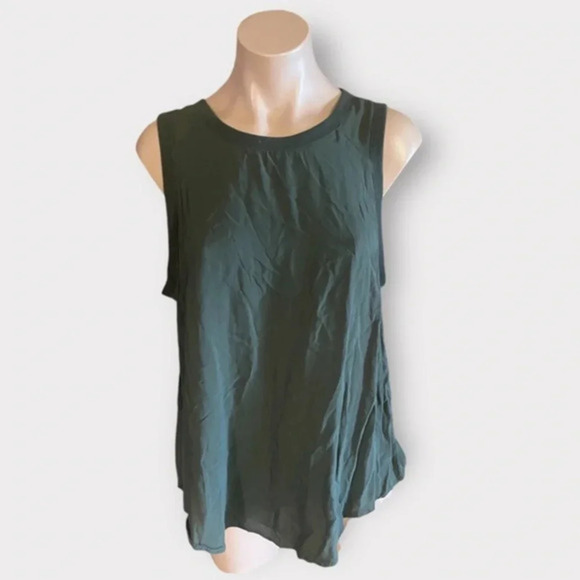 Torrid Plus Size 10 Green Polyester Tank Top - Picture 1 of 6